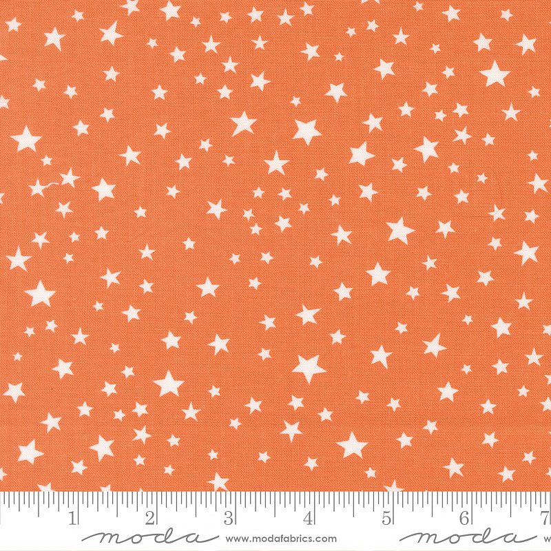 Purrs & Boos Stars Pumpkin - Moda from Fort Worth Fabric Studio