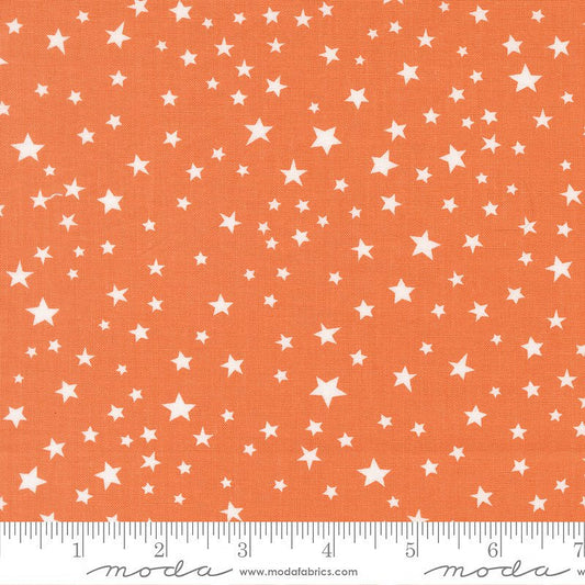 Purrs & Boos Stars Pumpkin - Moda from Fort Worth Fabric Studio