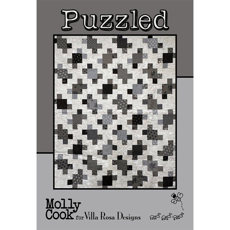 Puzzled Quilt Pattern PDF Download - Villa Rosa Designs from Fort Worth Fabric Studio