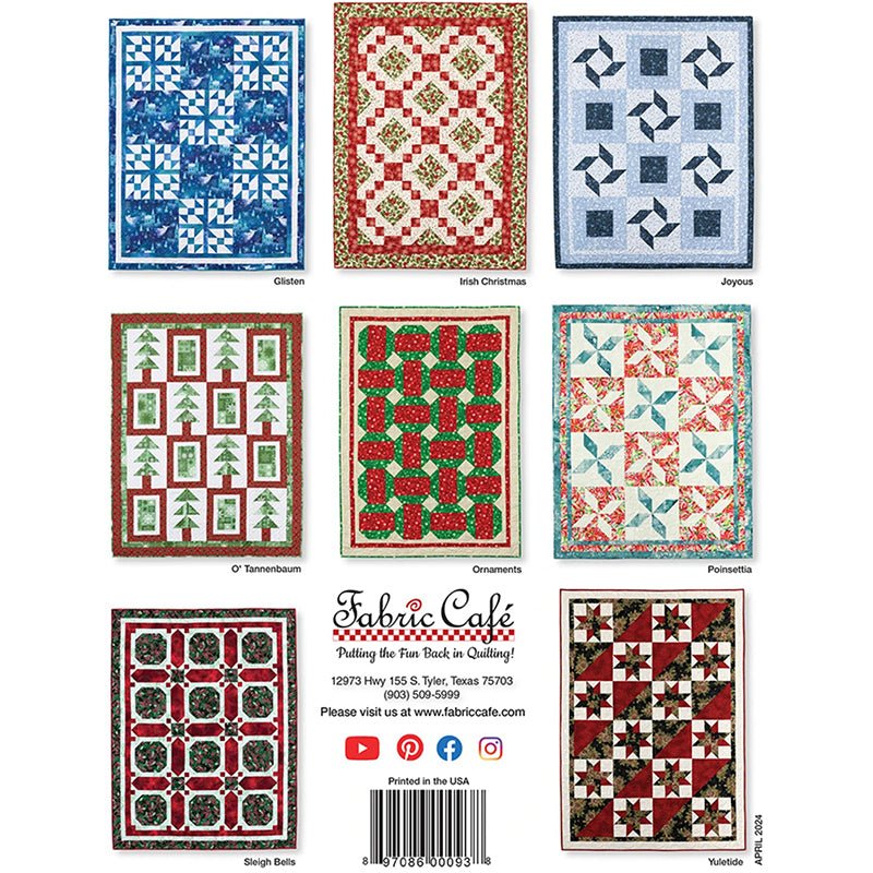 Quick Christmas 3 - Yard Quilts Quilt Book from Fabric Cafe - Fabric Cafe from Fort Worth Fabric Studio