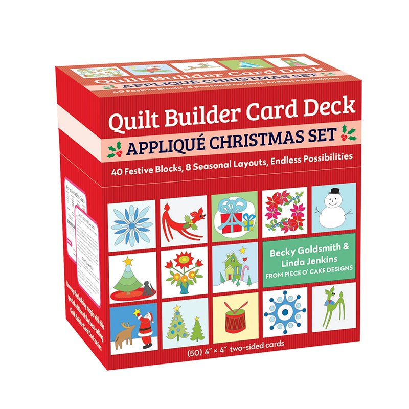Quilt Builder Card Deck Appliqué Christmas Set - C&T Publishing from Fort Worth Fabric Studio