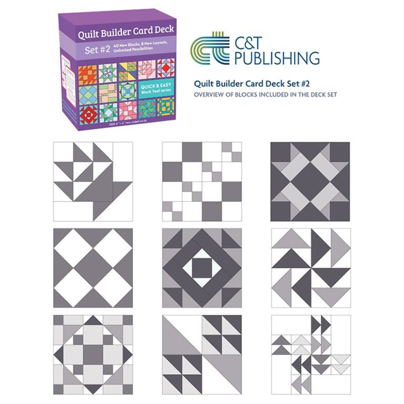 Quilt Builder Card Deck Set 2 - C&T Publishing from Fort Worth Fabric Studio