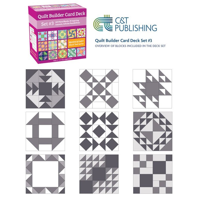 Quilt Builder Card Deck Set 3 - C&T Publishing from Fort Worth Fabric Studio