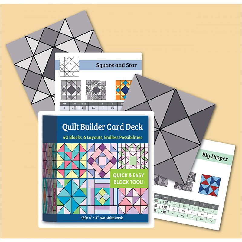 Quilt Builder Card Deck Set - C&T Publishing from Fort Worth Fabric Studio