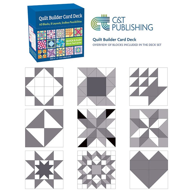 Quilt Builder Card Deck Set - C&T Publishing from Fort Worth Fabric Studio