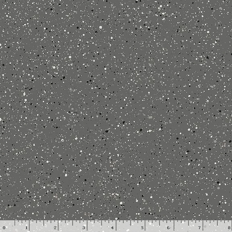 Quilt Doodle Drops Charcoal - Marcus Fabrics from Fort Worth Fabric Studio