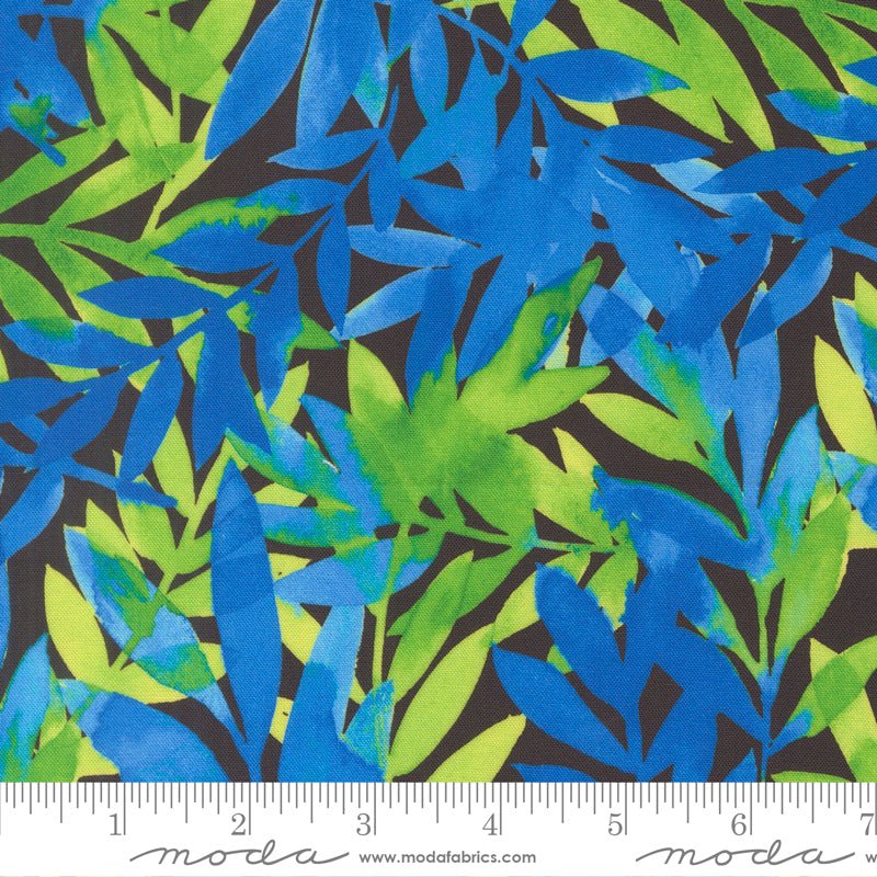 Radiant Leaves Midnight - Moda from Fort Worth Fabric Studio