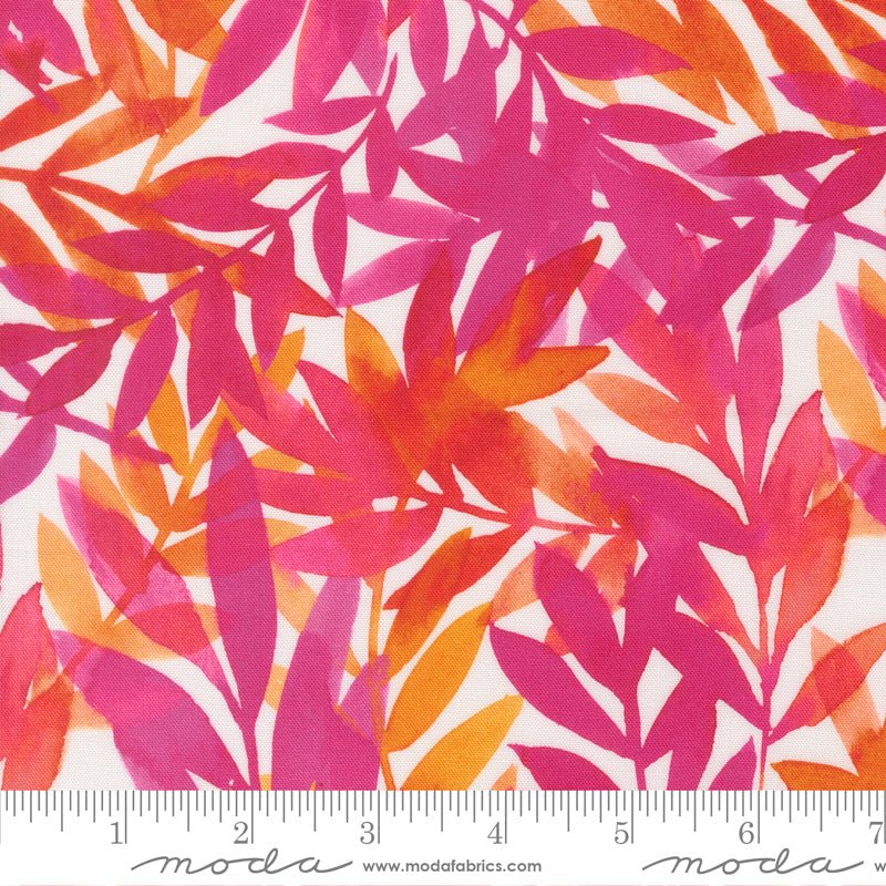 Radiant Leaves Pink - Moda from Fort Worth Fabric Studio