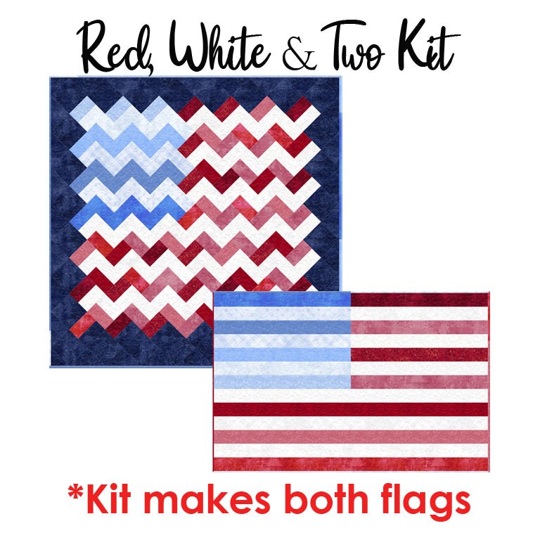 Red, White & Two Kit with Patriotic Pop from Wilmington - Wilmington Prints from Fort Worth Fabric Studio
