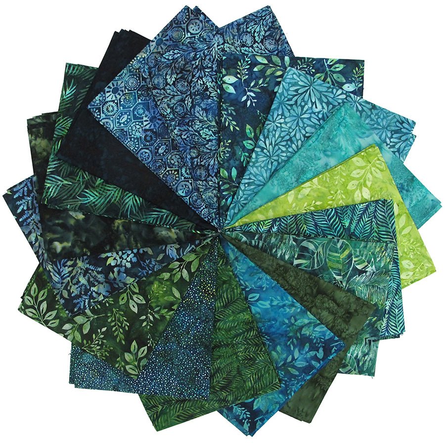 Reef Bali Chops Batiks Fat Quarter Bundle - Hoffman from Fort Worth Fabric Studio