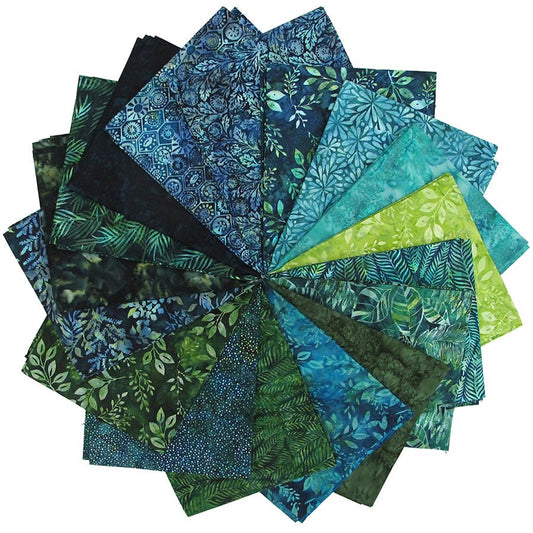 Reef Bali Chops Batiks Fat Quarter Bundle - Hoffman from Fort Worth Fabric Studio