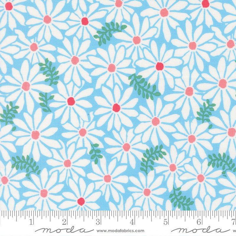 Reef Bloom Sky - Moda from Fort Worth Fabric Studio