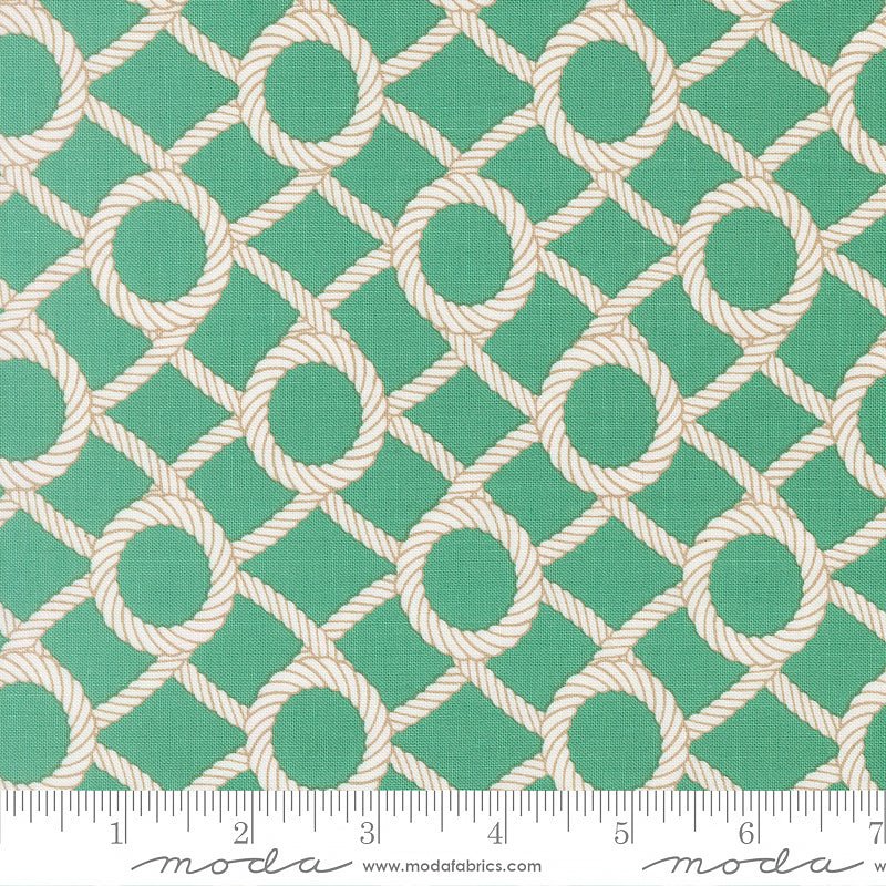 Reef Rope Net Seaweed - Moda from Fort Worth Fabric Studio