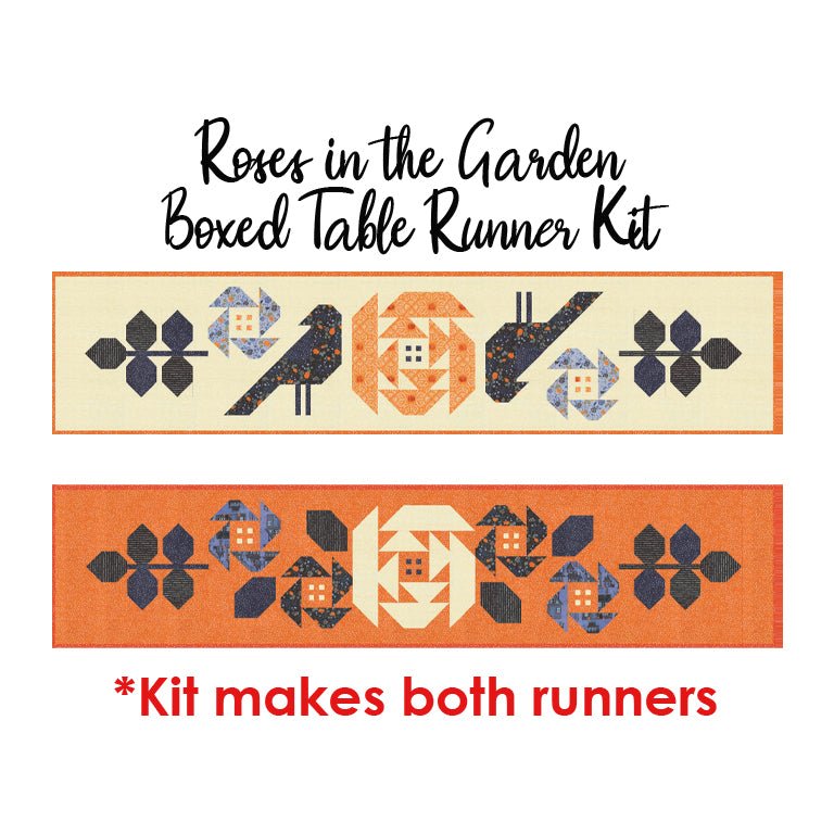 Roses in the Garden Boxed Table Runner Kit with Coven from Moda - Moda from Fort Worth Fabric Studio