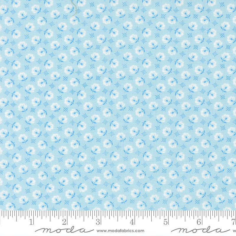 Rosie Tiny Flowers Forget Me Not - Moda from Fort Worth Fabric Studio