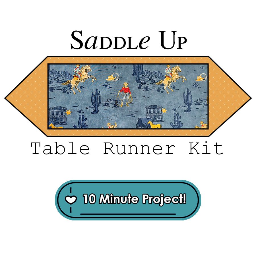 Saddle Up 10 Minute Table Runner Kit Moda - Moda from Fort Worth Fabric Studio