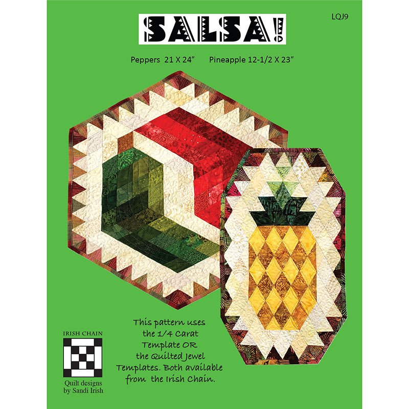 Salsa! Table Topper Pattern by Irish Chain - Irish Chain from Fort Worth Fabric Studio