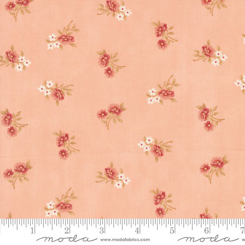 Sandalwood Rosalie Florals Rose Quartz - Moda from Fort Worth Fabric Studio