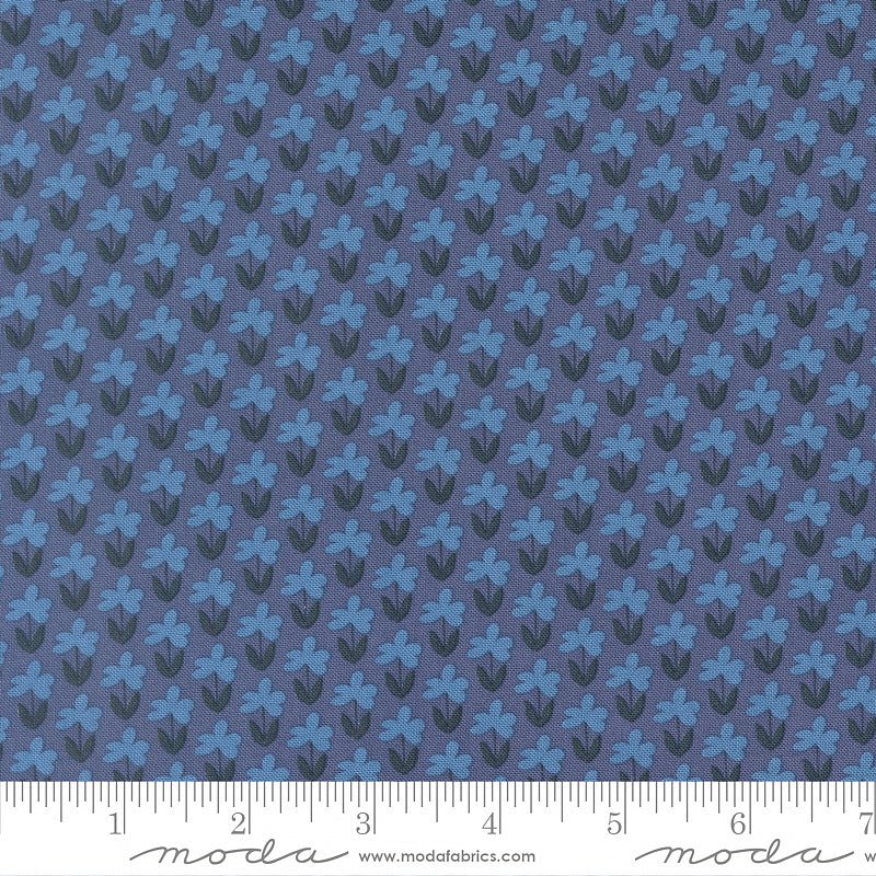 Scenery Meadow Denim - Moda from Fort Worth Fabric Studio