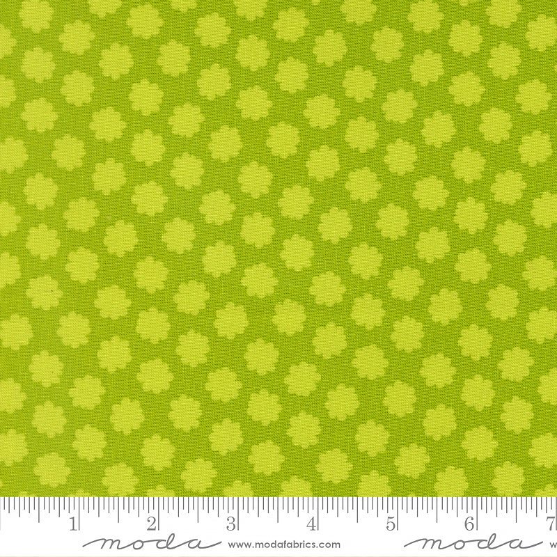 Scenery Puffball Lime - Moda from Fort Worth Fabric Studio