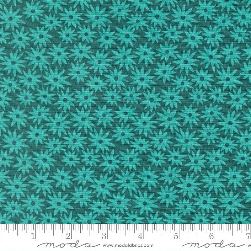 Scenery Sedum Dark Teal - Moda from Fort Worth Fabric Studio