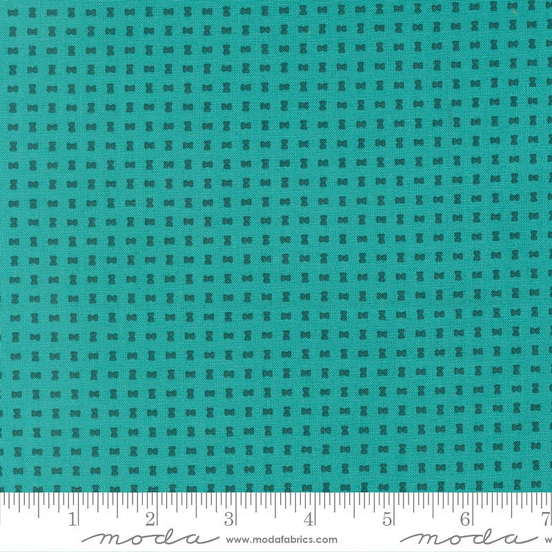 Scenery Spools Turquoise - Moda from Fort Worth Fabric Studio