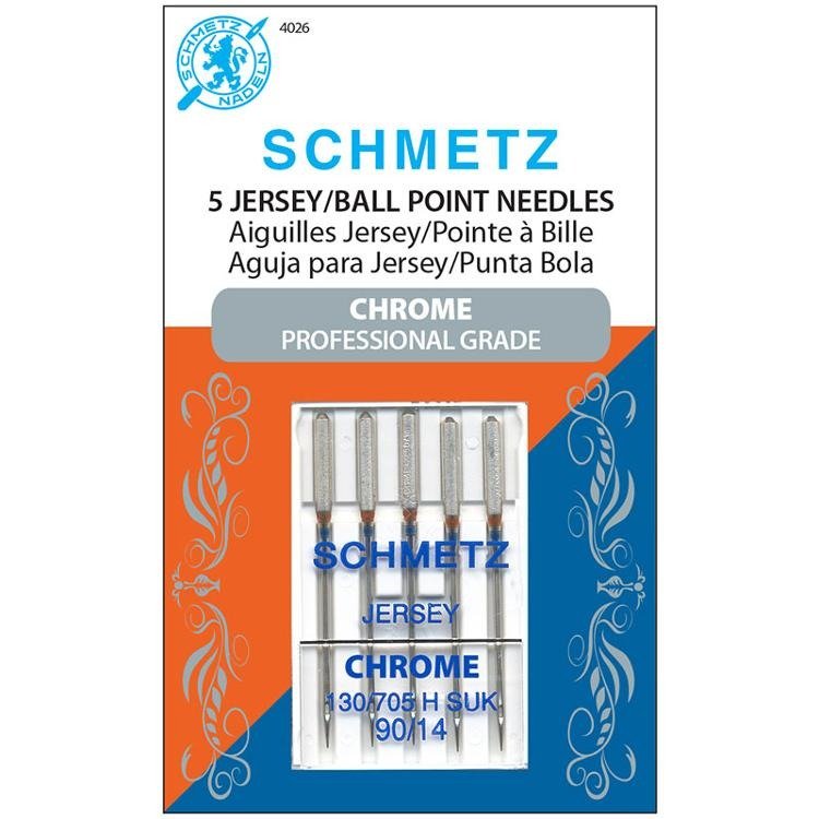 Schmetz Professional Grade Chrome Jersey/Ball Point Machine Needles 90/14 - Schmetz from Fort Worth Fabric Studio