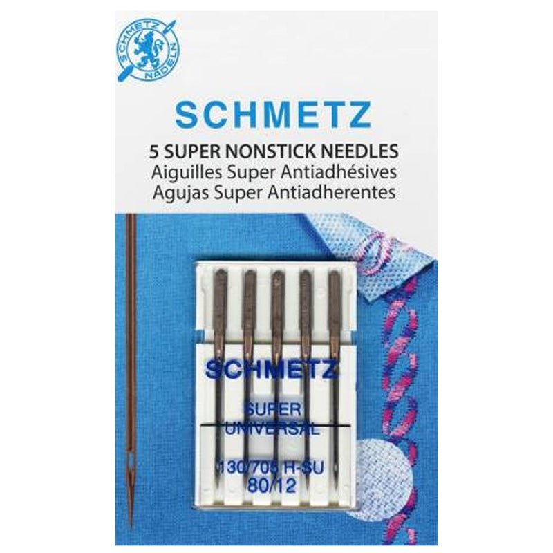 Schmetz Super Universal Super Nonstick Machine Needles 80/12 - Schmetz from Fort Worth Fabric Studio