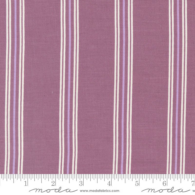 Seaglass Summer Seaside Stripes Beach Plum - Moda from Fort Worth Fabric Studio