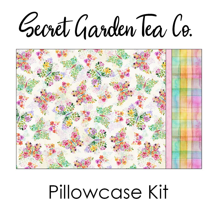 Secret Garden Tea Co. Pillowcase Kit from Hoffman - Hoffman from Fort Worth Fabric Studio