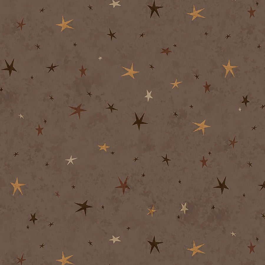 Seeing Stars Brown - Henry Glass from Fort Worth Fabric Studio