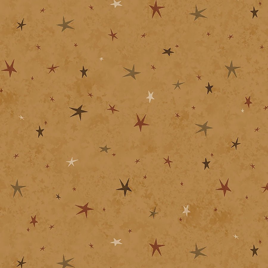 Seeing Stars Gold - Henry Glass from Fort Worth Fabric Studio