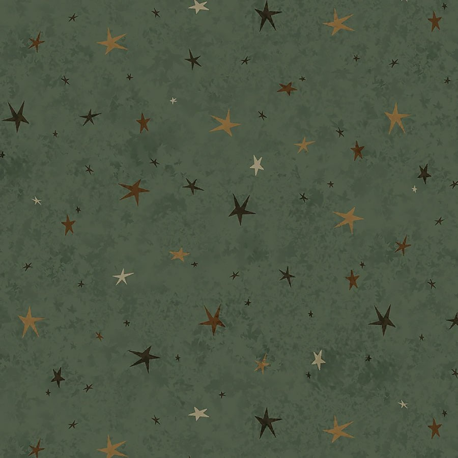Seeing Stars Green - Henry Glass from Fort Worth Fabric Studio