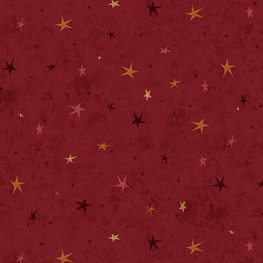 Seeing Stars Red - Henry Glass from Fort Worth Fabric Studio