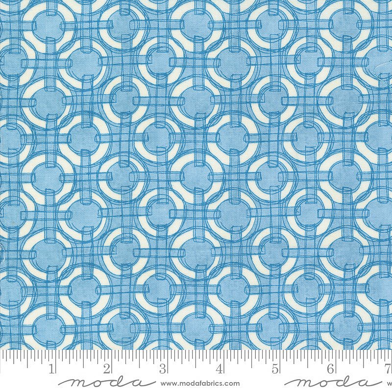 Serena Shores Linked Rings Breeze - Moda from Fort Worth Fabric Studio