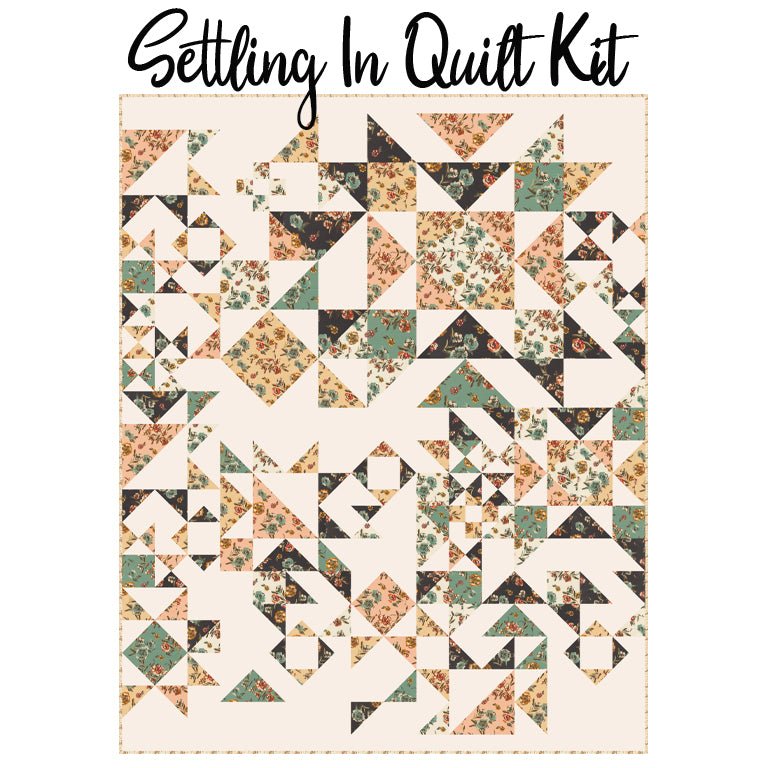 Settling In Quilt Kit with Flora & Thread from Moda - Moda from Fort Worth Fabric Studio