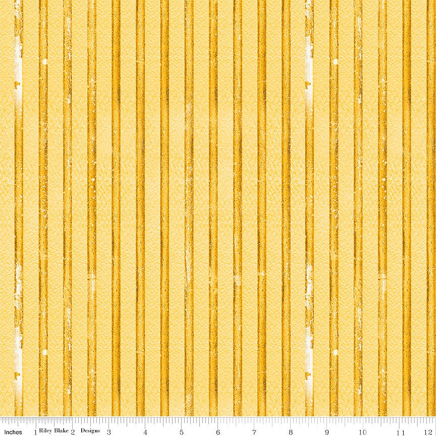 Sew America Faded Stripes Yellow - Riley Blake from Fort Worth Fabric Studio