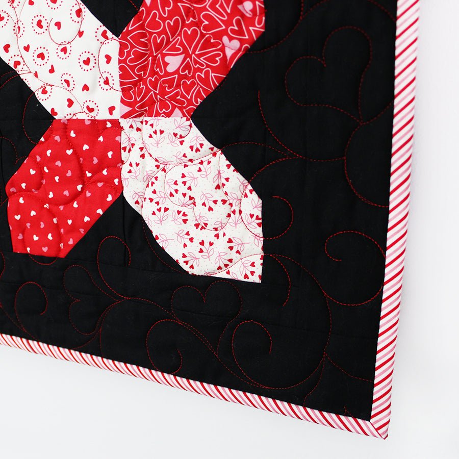 Sew This Is Love Table Topper Quilt Pattern PDF Download - Fort Worth Fabric Studio from Fort Worth Fabric Studio