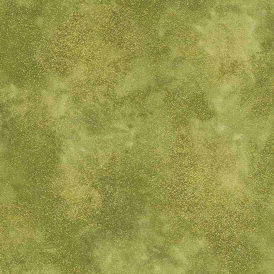 Shimmer Metallic Moss – Remnant 14″ × 44″ - Timeless Treasures from Fort Worth Fabric Studio