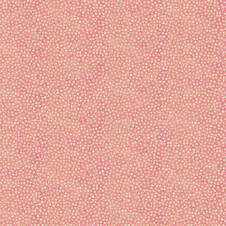 Shimmer Packed Pebbles Bubble Gum Metallic - Northcott from Fort Worth Fabric Studio