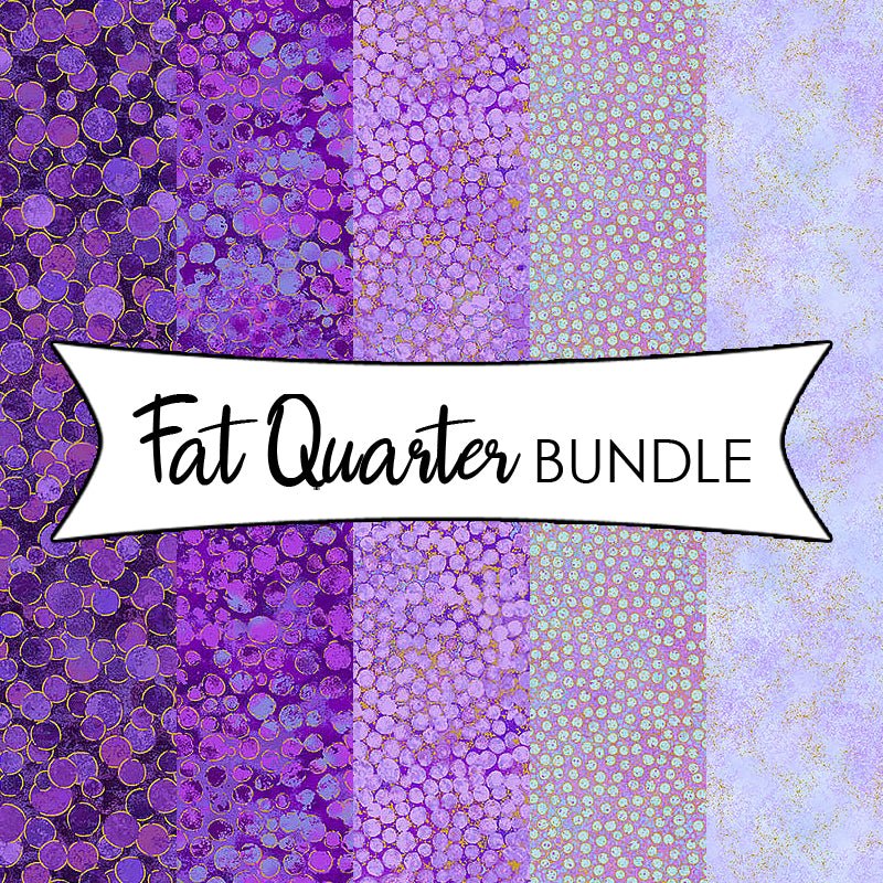 Shimmer Pansy Fat Quarter Bundle - Northcott from Fort Worth Fabric Studio