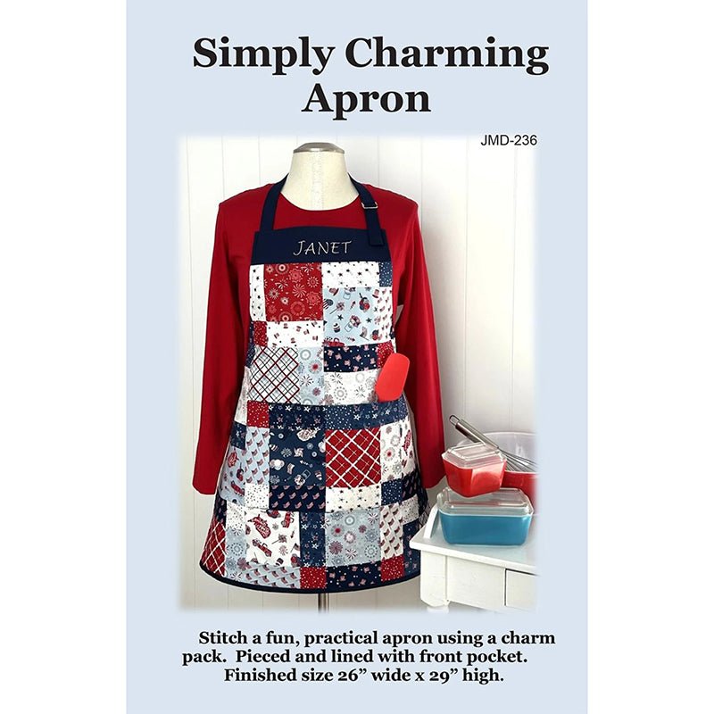 Simply Charming Apron Pattern by J. Minnis Designs - J. Minnis Designs from Fort Worth Fabric Studio