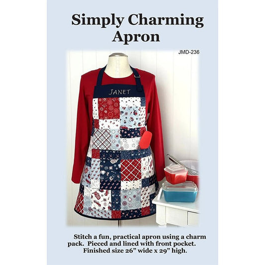 Simply Charming Apron Pattern by J. Minnis Designs - J. Minnis Designs from Fort Worth Fabric Studio