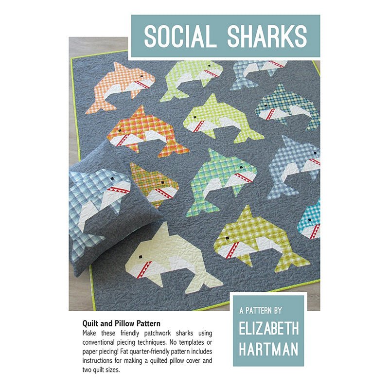Social Sharks Quilt Pattern by Elizabeth Hartman Pattern by Elizabeth Hartman