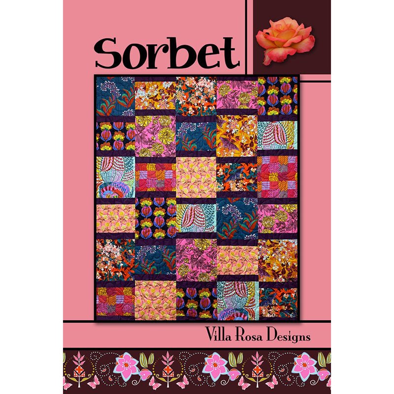 Sorbet Quilt Pattern - Villa Rosa Designs from Fort Worth Fabric Studio