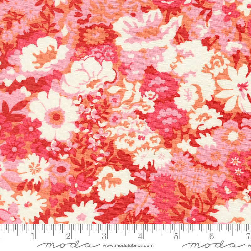 Sorrel Meadow Florals Paradise Pink - Moda from Fort Worth Fabric Studio