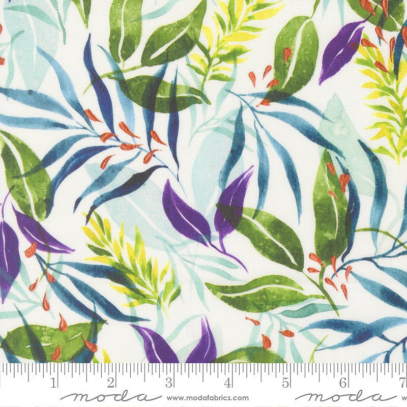 Soulstice Leaves Fern - Moda from Fort Worth Fabric Studio