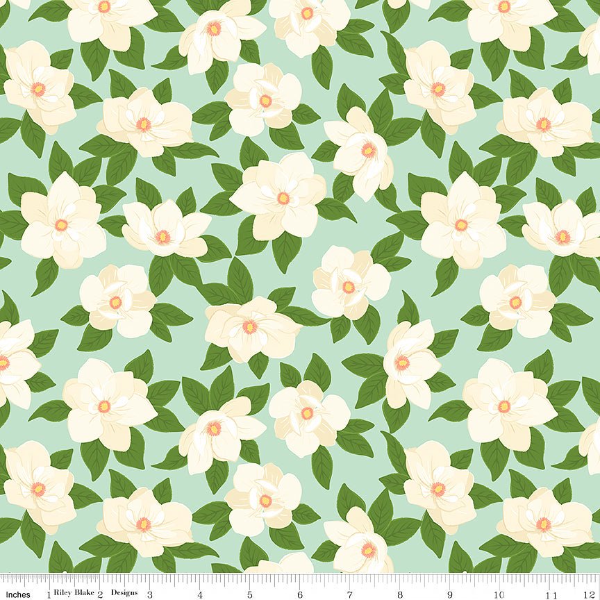 Southern Charm Main Mint - Riley Blake from Fort Worth Fabric Studio