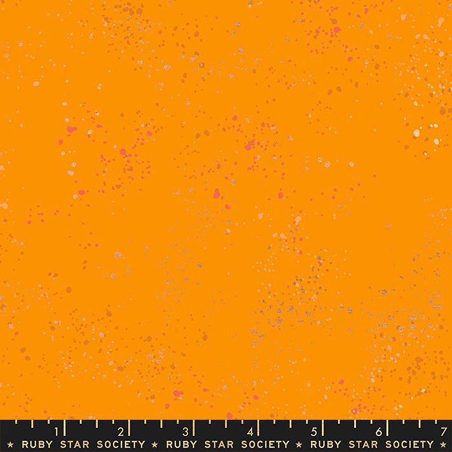 Speckled Metallic Clementine - Ruby Star Society from Fort Worth Fabric Studio