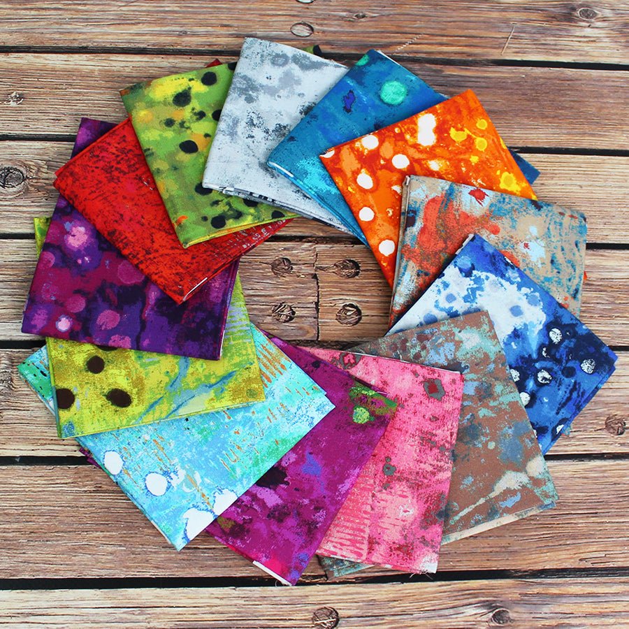 Spotted Graffiti Fat Quarter Bundle - Windham from Fort Worth Fabric Studio